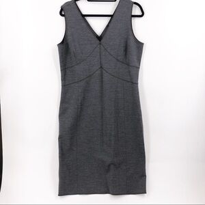 ✅ Bern and‎ Mort Grey Wool Sheath Dress Size 16